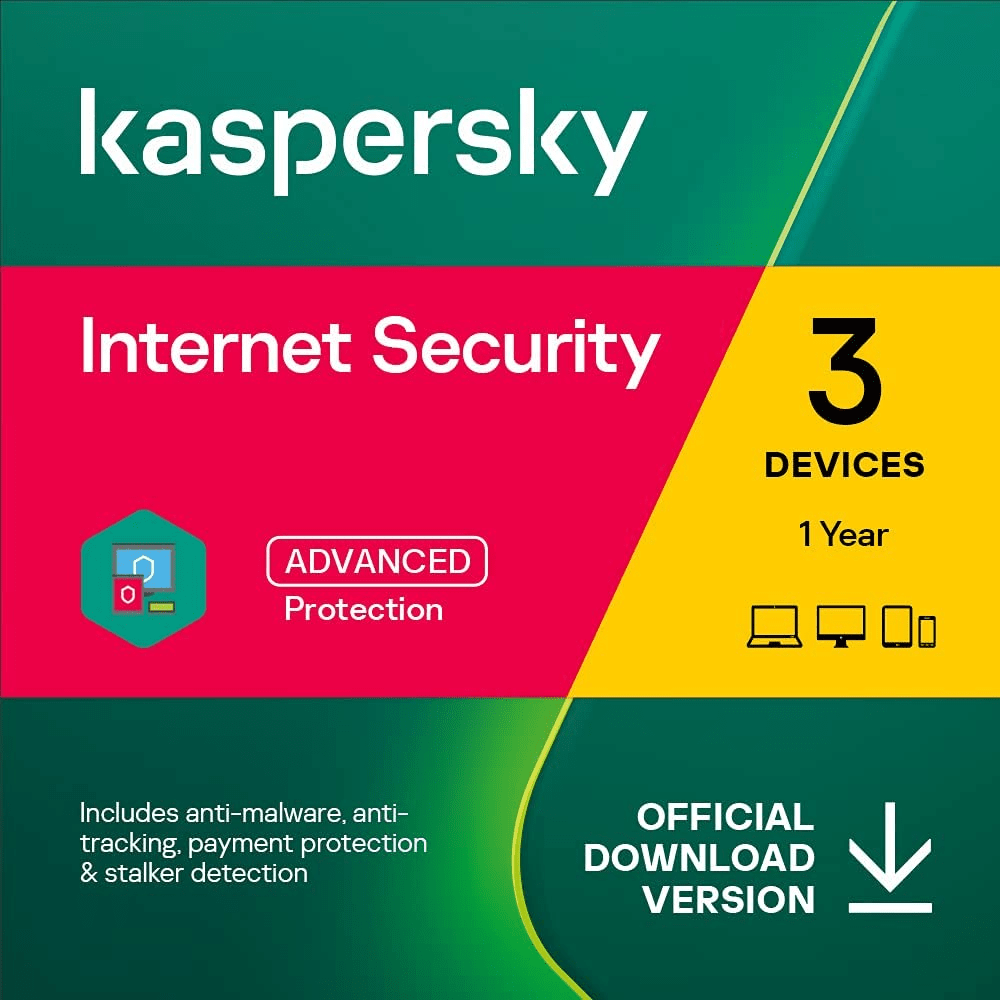 KASPERSKY INTERNET SECURITY 3-DEVICES 1 YEAR